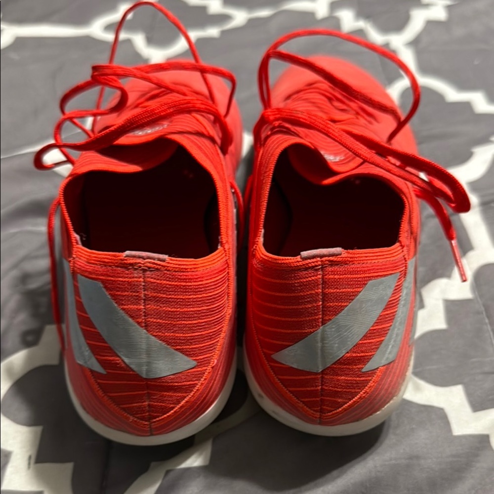 Adidas Men's Bold Red Athletic Shoes - Picture 3 of 7